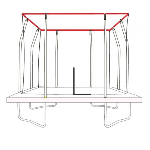 JumpKing G3 Pole Shock corded (12.7mm) for 10ft x 14ft Rectangular 
