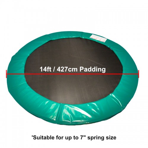 14 ft Premium Trampoline Safety Padding (Green)