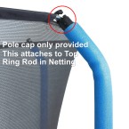 Pole Cap for 25mm Pole G shape