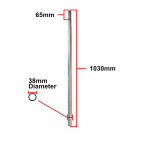 JumpKing Bottom Enclosure Pole (38mm)