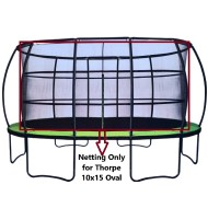 Thorpe Enclosure Netting for 15 ft x 10ft Oval Trampoline