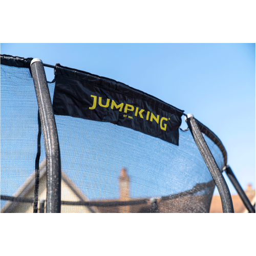 JumpKing 10ft x 15ft Oval JumpPod Trampoline 