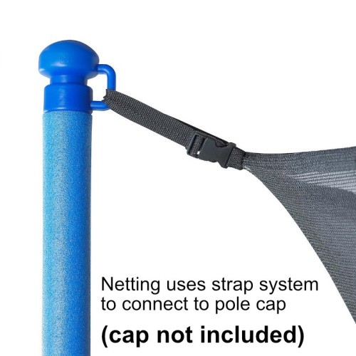 14 Ft Trampoline Netting (inside type for 4 straight poles)