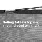 8 ft Trampoline Netting - Higher type 1.9m (for 3 or 6 Curved Pole trampoline )