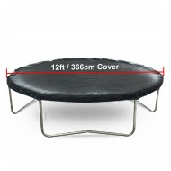 Weatherproof Cover (Black) for 12 ft Trampoline