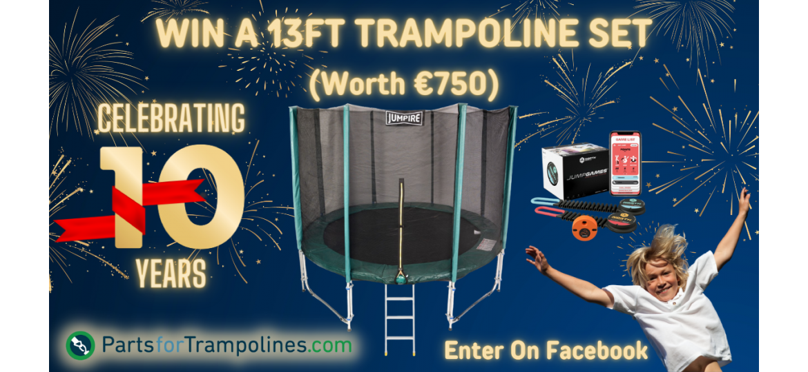 Celebrating 10 years in Business - FREE Trampoline offer