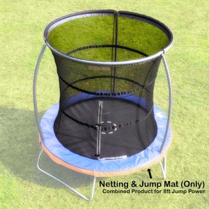 8 ft Jump Mat and Netting (Combined) for Jump Power Trampoline)