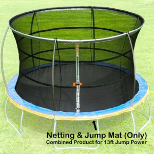 13ft Jump Power Mat and Netting (combined)