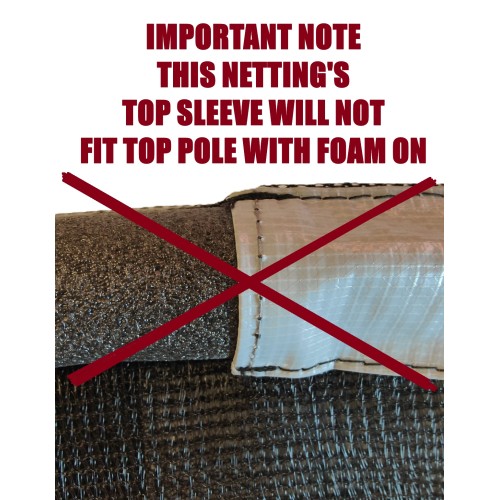 10 ft Safety Net - 2m high ( for 4 Curved Pole trampoline )