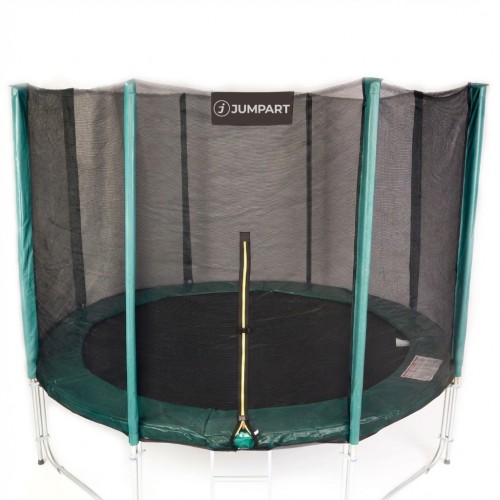 13 ft Trampoline Netting with green sleeves (outside type for 8 straight poles)