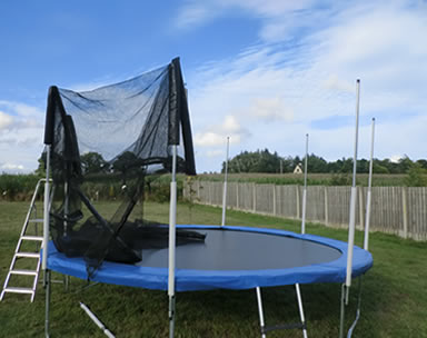 Replacing Trampoline Safety Netting
